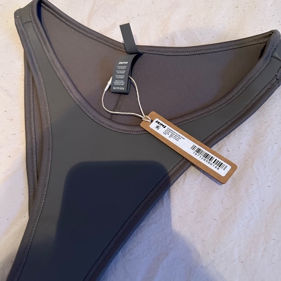 NWT/ PACKAGED (Gray chalk) Rubberized Scuba Swim Tanga Bikini Bottom EXTRASMALL - Picture 6 of 8
